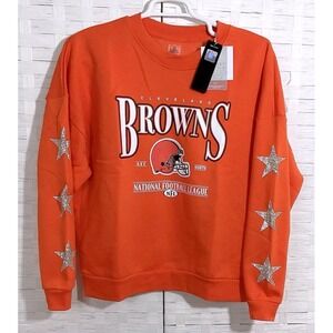 Go Couture Orange NFL Sweatshirt